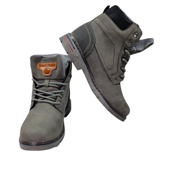 Snow Boots Men's Waterproof to Hiking Anti Skid Trainers Ankle Boots (Size 7) - Picture 7 of 14